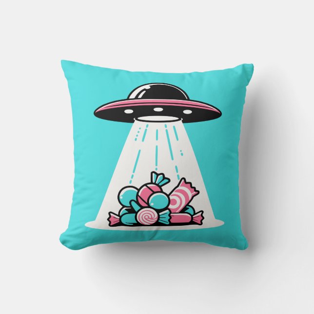UFO Candy Kudde (Framsida)