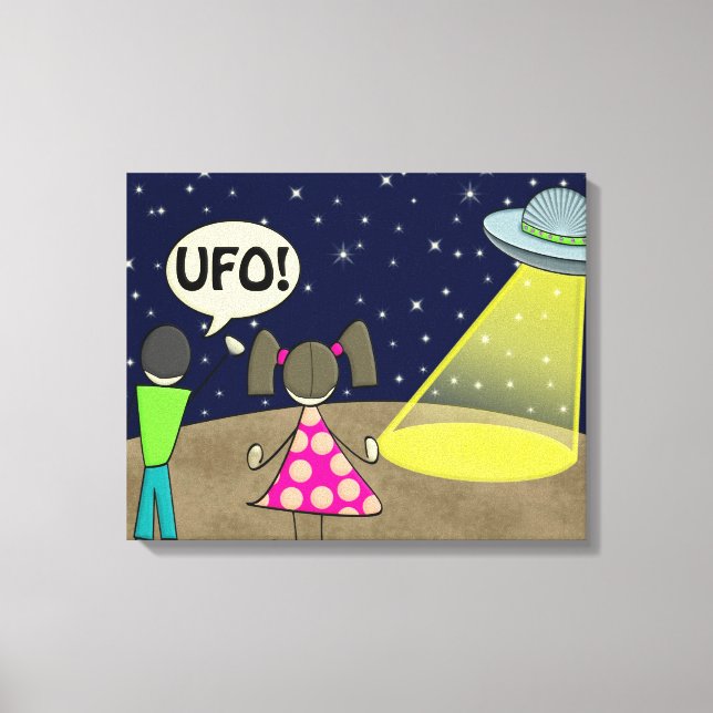 UFO CANVASTRYCK (Framsida)