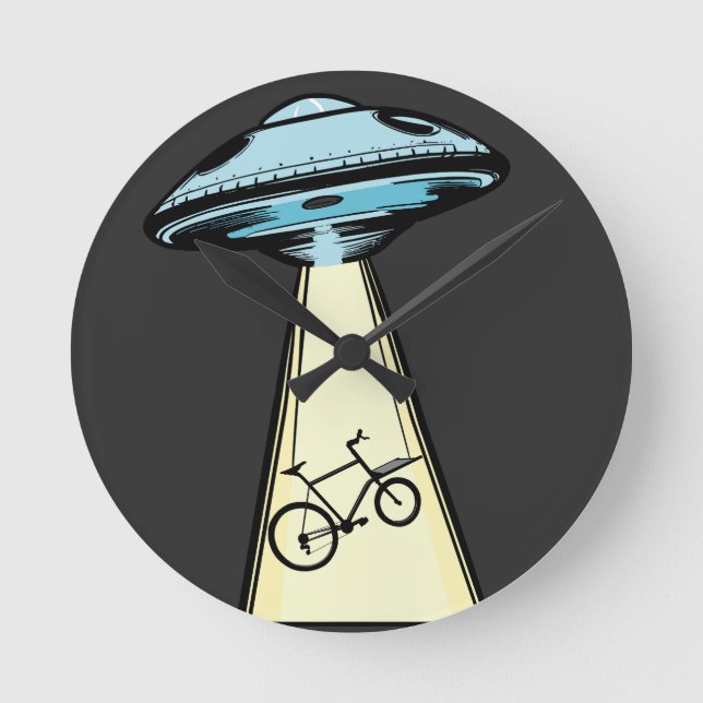 Ufo Cargobike, Lastenfahrrad, Lastenrad, Aliens Rund Klocka (Framsida)