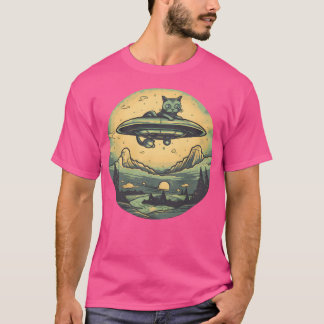 Ufo Cat at Wilderness T Shirt