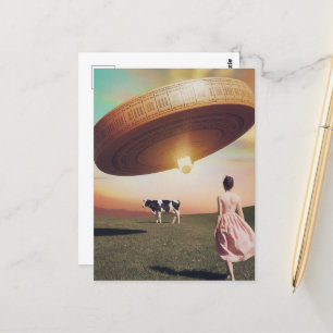 Ufo Cheese på mejeribetet Vykort