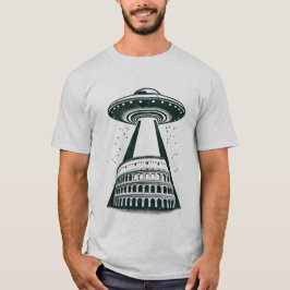 UFO Colosseum - Unikt och Whimsical möte T Shirt