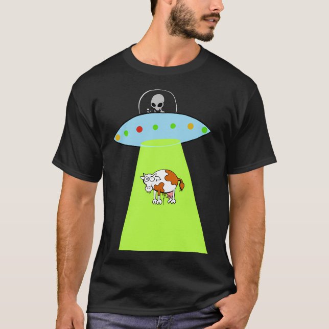 Ufo Cow T Shirt (Framsida)