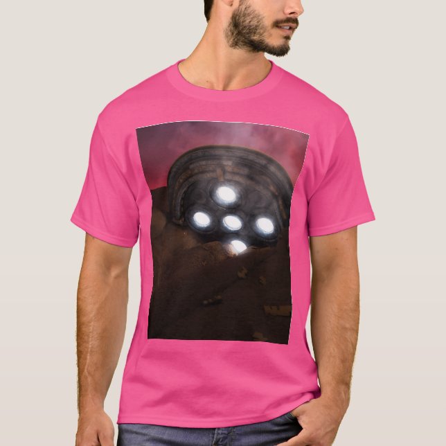 Ufo Crash T Shirt (Framsida)