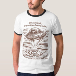 UFO CROP CIRCLES T SHIRT