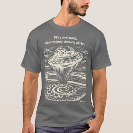UFO CROP CIRCLES T SHIRT