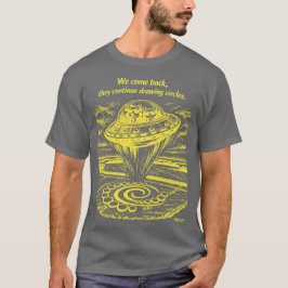 UFO CROP CIRCLES T SHIRT