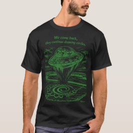 UFO CROP CIRCLES T SHIRT