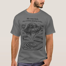 UFO CROP CIRCLES T SHIRT