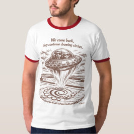 UFO CROP CIRCLES T SHIRT