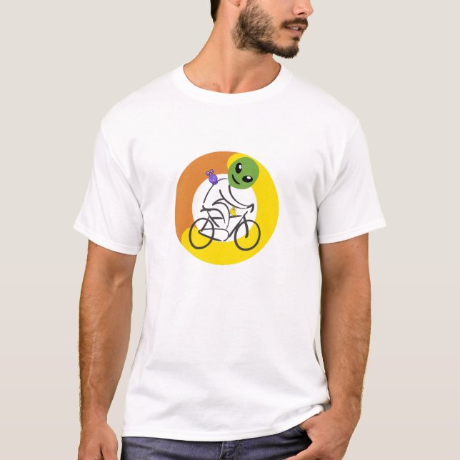 UFO-cykeltävling T Shirt (Framsida)