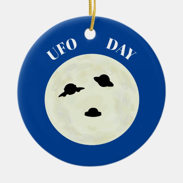 UFO-dag - upptäck ornament (Framsidan)