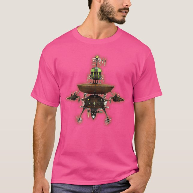 Ufo Dieselpunk T Shirt (Framsida)