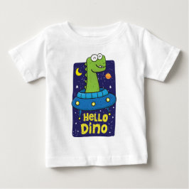 Ufo dino baby t shirt