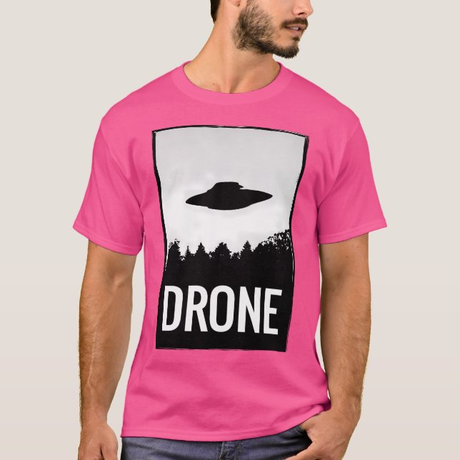 Ufo Drone T Shirt (Framsida)