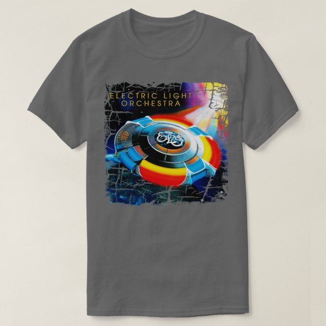 Ufo Elo Vintage Tapestry T Shirt (Design framsida)