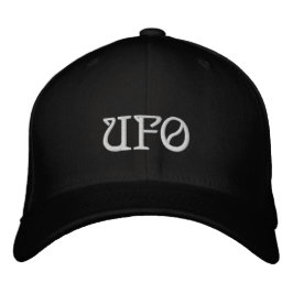 UFO Embroidered Hat Broderad Keps
