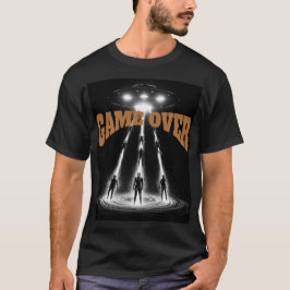 UFO Encounter Over Distant Planet: Cosmic Abductio T Shirt