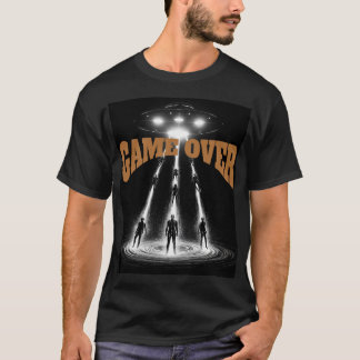 UFO Encounter Over Distant Planet: Cosmic Abductio T Shirt