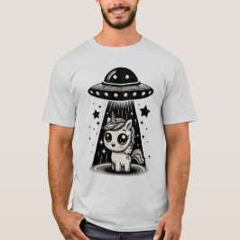 UFO Enhörning - Sött och Whimsiskt Utomjordiskt Mö T Shirt