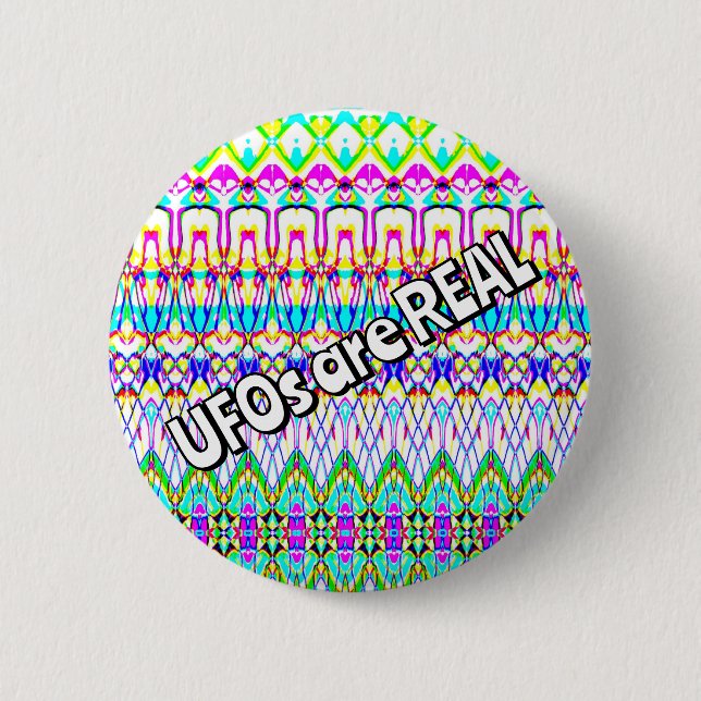 UFO:er är REAL (du kan ändra ord ) Knapp (Framsida)