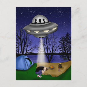 UFO Extraterrestrial Abduction Alien Vykort