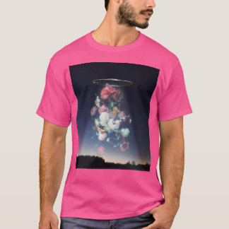 Ufo Flowers T Shirt