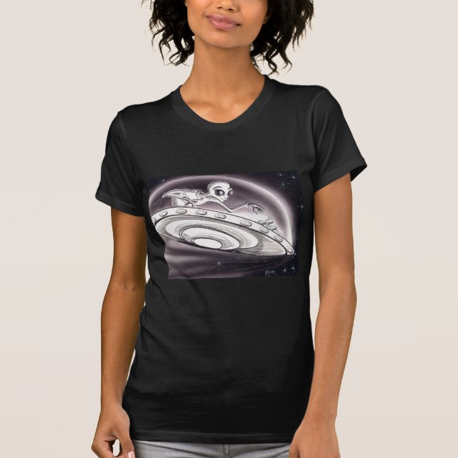 Ufo-flyg T-shirt (Framsida)