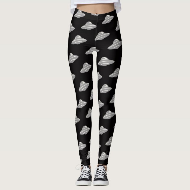 UFO Flygande Skålar Leggings (Framsida)