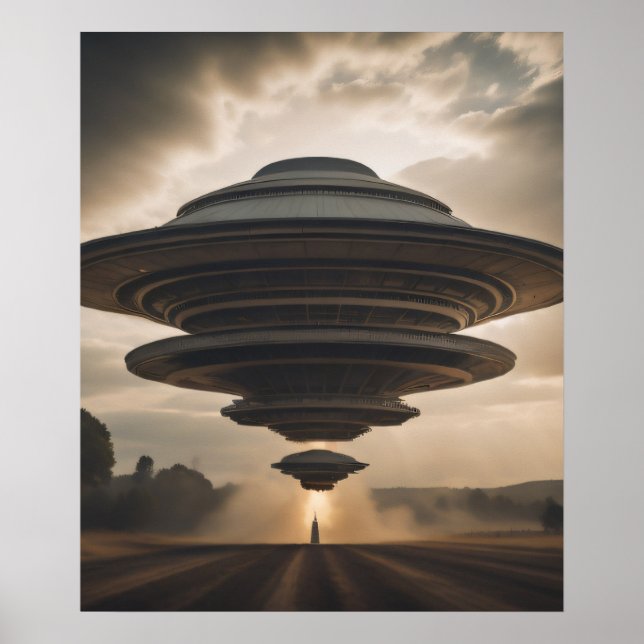 UFO för hög energi Poster (Framsidan)