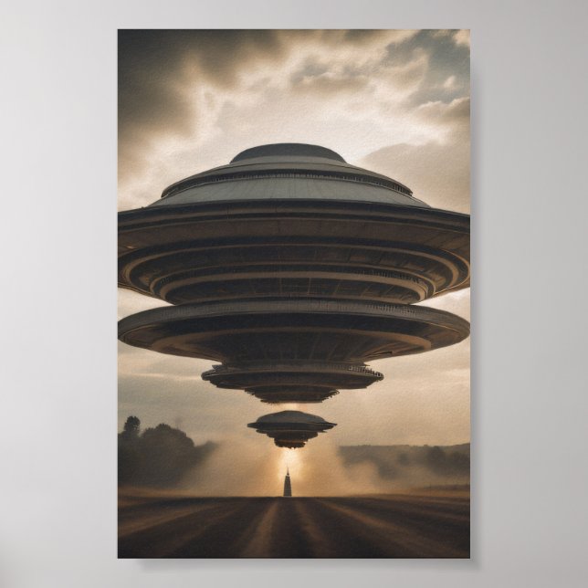 UFO för hög energi Poster (Framsidan)