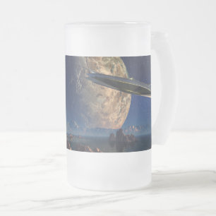 UFO-Foreign World -SciFi Ligcape Frostat Ölglas