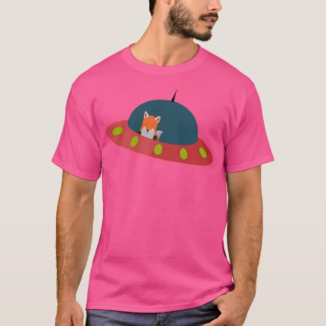 Ufo Fox T Shirt (Framsida)