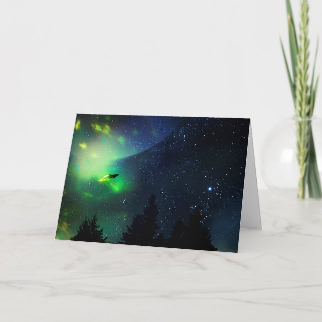 Ufo-helgdagkort Helgkort (Framsida)