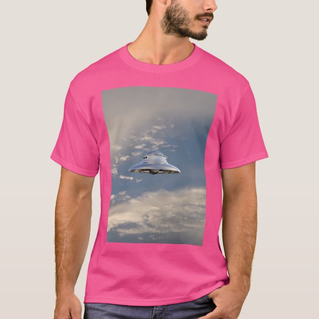 Ufo Hovering T Shirt (Framsida)