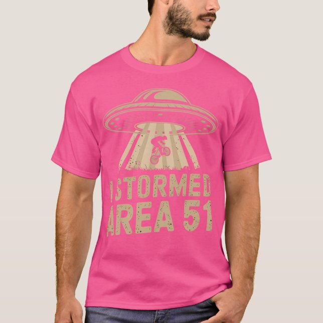 Ufo - I Stormed Area 51 T Shirt (Framsida)