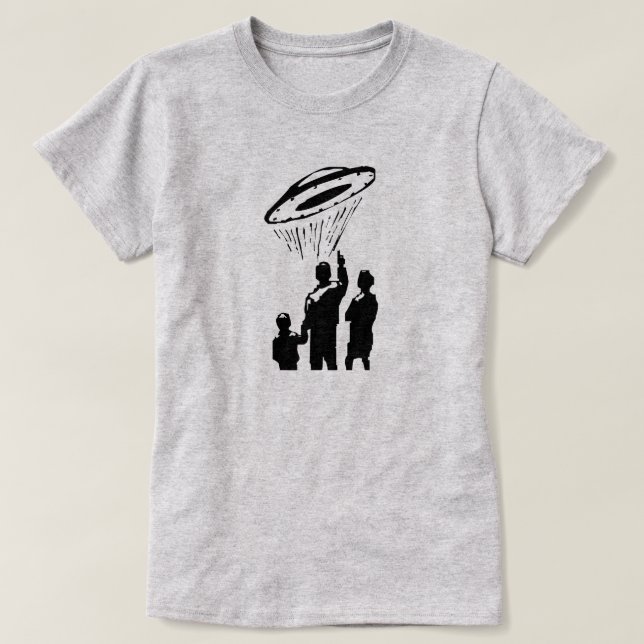 Ufo-iakttagelse T-shirt (Design framsida)