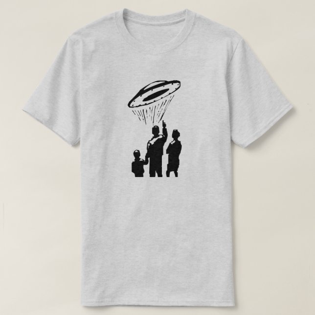 Ufo-iakttagelse Tee Shirt (Design framsida)