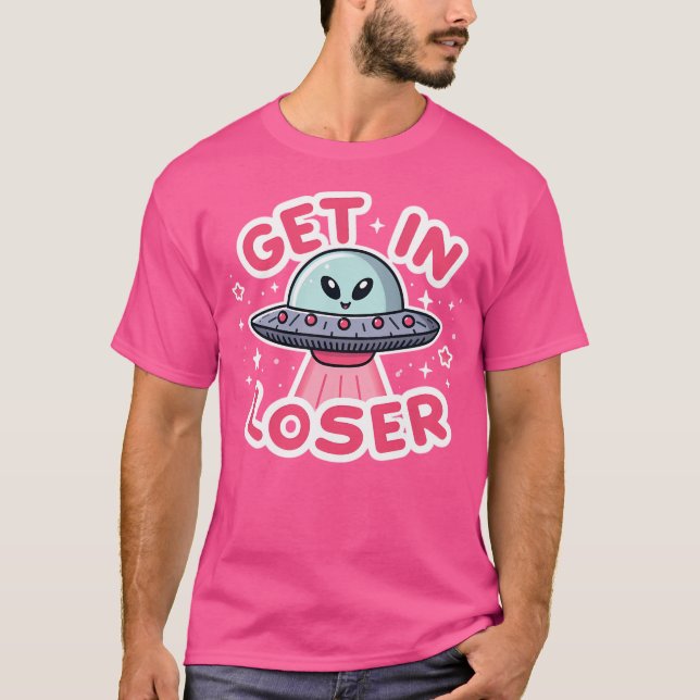 Ufo In Loser T Shirt (Framsida)