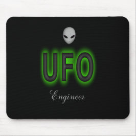 UFO Ingenjör-musknapp Musmatta