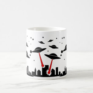 Ufo-invasion Kaffemugg