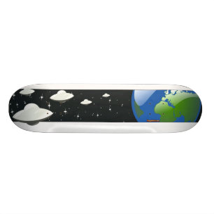 Ufo-invasion Skateboard Bräda 20,5 Cm