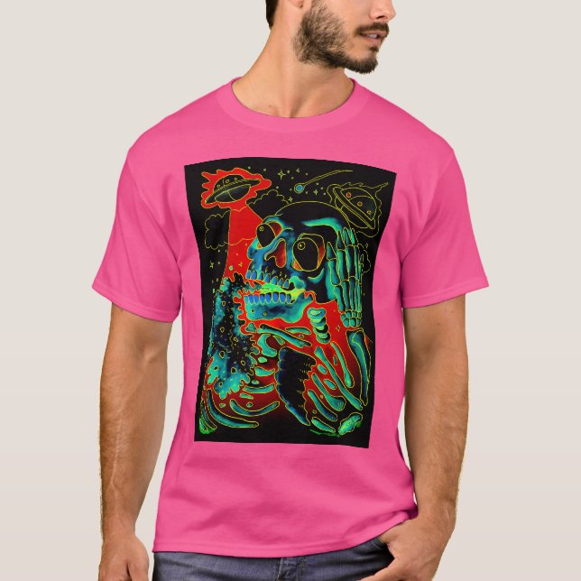 Ufo Invasion T Shirt (Framsida)