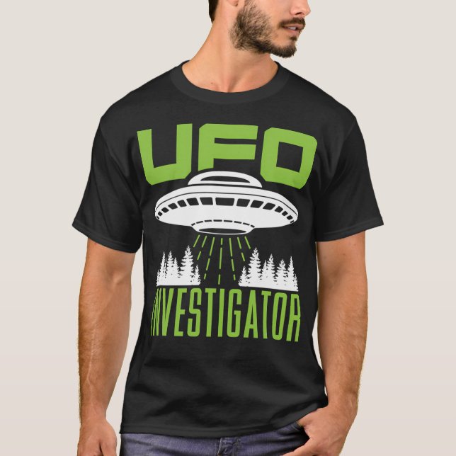Ufo Investigator T Shirt (Framsida)