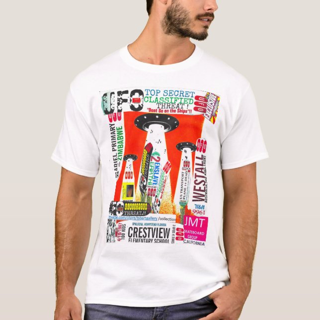 UFO JMT Herrens Basic T-Shirt (Framsida)