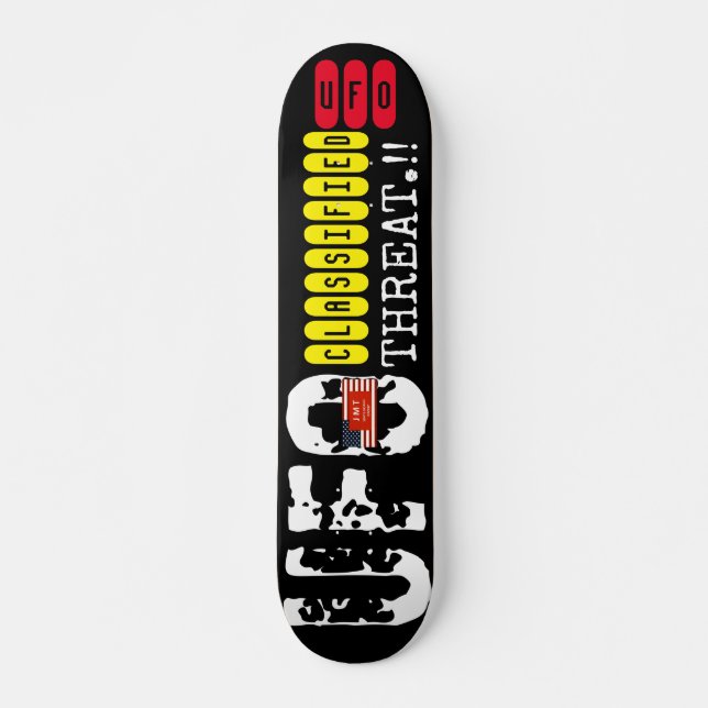 UFO JMT SKATEBOARD Skateboard, 7¾" däck (Framsida)