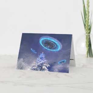 Ufo-julafton Helgkort