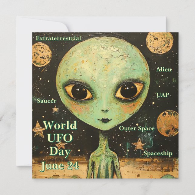 UFO JULKORT (Framsida)