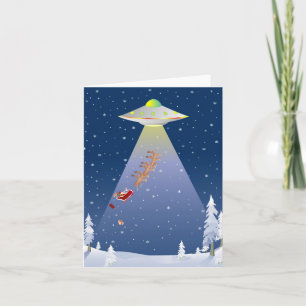 UFO-julkort Helgkort