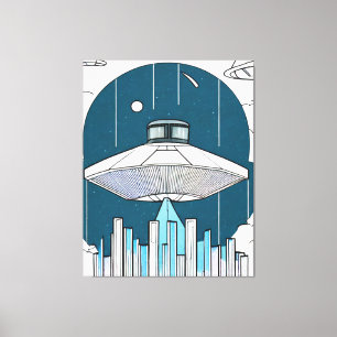 Ufo-Kanvastryck Canvastryck